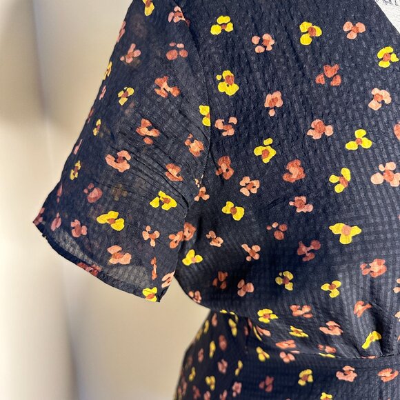 Button-Front Swing Dress - Picture 3 of 5